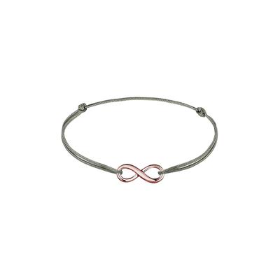 Elli - Infinity Unendlichkeit Nylon Bändchen 925er Silber Armbänder & Armreife Damen