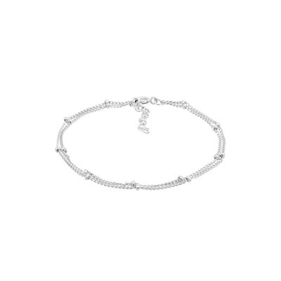 Elli Layer Kugel Kettchen Basic Trend 925er Silber silberfarben Damen