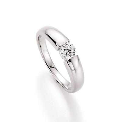 Smart Jewel - Ring glamouröse Optik mit Zirkonia, Silber 925 Ringe 1 ct Weiss Damen (64.99 € / 1 ct) Image