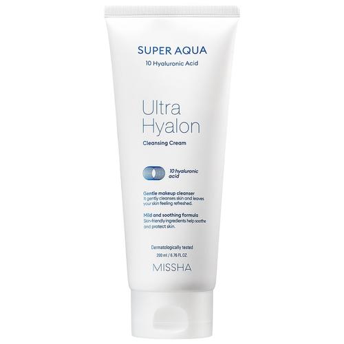 Missha - Super Aqua 10 HYALURONIC ACID Reinigungscreme 200 ml