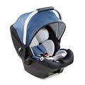 Hauck Car Seat Group 0 + iPro Baby/Includes Reducer for Newborn/Sun Shade/from Birth to 85 cm (0-13 kg) / i-Size ECE R129 / Lightweight/Denim Blue