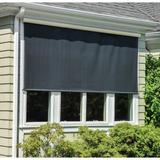 SunSetter Motorized Easy Semi-Sheer Outdoor Roller Shade Synthetic Fabrics | 84 H x 84 W x 1 D in | Wayfair 23607L