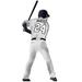 Latitude Run® Personalized Baseball Player Wall Decal Vinyl in Gray | 30 H x 13 W in | Wayfair 17F3EF2BB32E4D6892921DD91F8BBC47