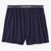 Nautica Men's Logo Waist Knit Boxers Peacoat, S