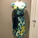 Anthropologie Dresses | Anthropologie Floral Dress With Embroidery | Color: Blue/Green | Size: 0