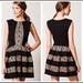 Anthropologie Dresses | Anthropologie Eva Franco Laced Strata Dress | Color: Black/Tan | Size: 0