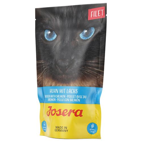 16 x 70 g Josera Filet Huhn mit Lachs Katzenfutter nass