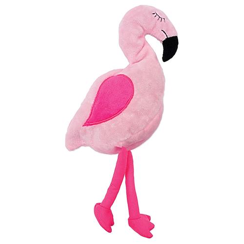 1 Stück Aumüller Flamingo Pinky mit Baldrian und Dinkelspelz Katze