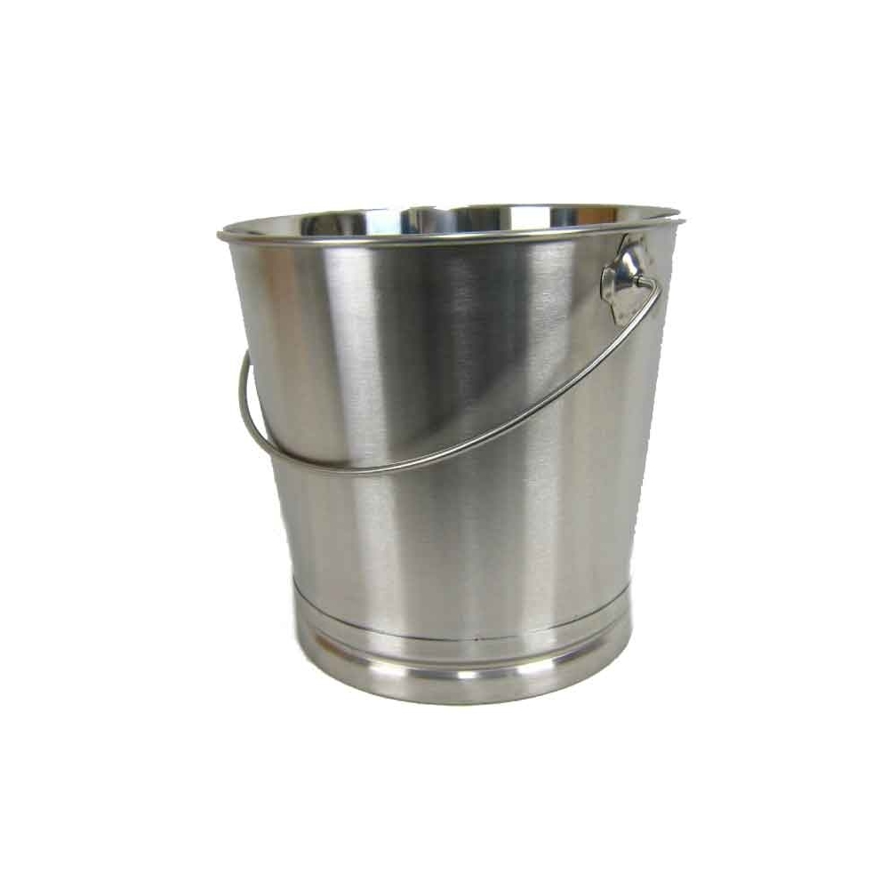 Airbrush-City Edelstahl Eimer Kücheneimer Abfalleimer 14 Liter mit Skalierung und Griff Image