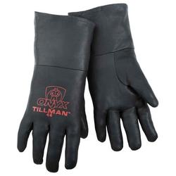 Tillman 44 ONYX 100% Top Grain Black Kidskin TIG Welding Gloves Medium