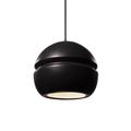 Justice Design Group Radiance 8 Inch Mini Pendant - CER-6410-CRB-DBRZ