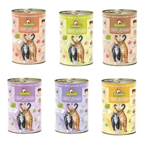 24 x 400 g Mix III GranataPet DeliCatessen Katzenfutter nass