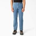 Dickies Men's Regular Fit Jeans - Stonewashed Indigo Blue Size 44 30 (9393)