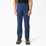 Dickies Men's Regular Fit Jeans - Stonewashed Indigo Blue Size 44 30 (9393)