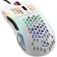 Glorious Gaming Model D Wired Gaming Mouse – superleichtes Wabendesign mit 68 g, RGB-Beleuchtung, ergonomisch, Pixart 3360 Sensor, Omron-Schaltern, PTFE-Füße, 6 Tasten – Mattweiß