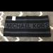 Michael Kors Accessories | Hp Michael Kors Vertical Logo Muffler Scarf | Color: Black/Gray | Size: Os