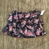 Ralph Lauren Bottoms | 3/$18 Ralph Lauren Girls Ruffles Flower Skirt | Color: Black/Pink | Size: 4g