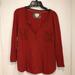 Anthropologie Tops | Anthropologie Burnt Orange Longsleeve Top | Color: Orange | Size: L