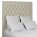 Annie Selke Home Stonington Tufted Panel Headboard Upholstered/Polyester in Gray | 72 H x 84 W x 2 D in | Wayfair ASH993-HBK