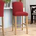 Wayfair Custom Upholstery™ Nadia Bar & Counter Stool Wood/Upholstered in Brown/Indigo/Orange | 46 H x 19 W x 23 D in CSTM1870 25219250