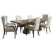 Bernhardt Santa Barbara 7 - Piece Extendable Dining Set Wood/Upholstered in Brown/Gray | 30 H in | Wayfair K1935