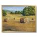 East Urban Home 'South of France Hay Bales' Picture Frame Print on Canvas Metal in Brown | 30 H x 40 W x 1.5 D in | Wayfair