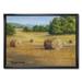 East Urban Home 'South of France Hay Bales' Picture Frame Print on Canvas Metal in Brown | 30 H x 40 W x 1.5 D in | Wayfair