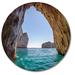 DecorumBY Blue Grotto Capri - Photograph Print Metal in White | 36 H x 36 W x 1.5 D in | Wayfair Photography Art- "Blue Grotto Capri" AL CR36D