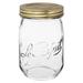 Le Parfait Screw Top French Glass 3 Piece Kitchen Canister Set Glass | 6.75 H x 4.25 W x 4.25 D in | Wayfair LPFJZ-1000-3