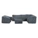 RST Brands Portofino Furniture Heavy Duty Conversation Set Cover, Polyester in Gray | 33 H x 50 W in | Outdoor Cover | Wayfair OP-SCSS9-KPR-K