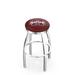 Holland Bar Stool NCAA 36" Swivel Bar Stool Upholstered/Metal in Gray | 36 H x 19 W x 19 D in | Wayfair L8C2C36MssStU