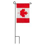 Evergreen Enterprises, Inc Canada 2-Sided Polyester 18 x 13 in. Garden Flag in Gray/Red | 18 H x 12.5 W in | Wayfair 14S8887
