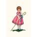 Buyenlarge 'Bo Peep' by Queen Holden Painting Print in Pink | 42 H x 28 W in | Wayfair 0-587-27903-6C2842