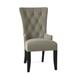 Hekman Tufted Upholstered Arm Chair Upholstered, Solid Wood in Gray | 40 H x 21 W x 27.5 D in | Wayfair 7W2A5Y6GN1536091