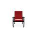 Red Barrel Studio® Hinch Patio Dining Chair Sling in Black | 39 H x 28.5 W x 30 D in | Wayfair 1F1048C400824FAF921DA4844D548336