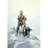 Buyenlarge The Castaways Await by N.C. Wyeth - Painting Print in White | 36 H x 24 W x 1.5 D in | Wayfair 0-587-05337-2C2436