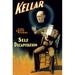 Buyenlarge 'Kellar in His Latest Mystery - Self Decapitation' by Strobridge Co Vintage Advertisement in Black/Orange | Wayfair 0-587-21714-6C2842