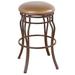 Red Barrel Studio® Hughey Swivel Bar & Counter Stool Plastic in Black/Brown | 34 H x 16.5 W x 16.5 D in | Wayfair 67D3E3FE33FF460B97CB59E4A67FDC2A