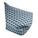 East Urban Home Classic Skyscrapers Bean Bag Cover Polyester/Fade Resistant/Scratch/Tear Resistant in Gray/Blue | 27 H x 30 W x 25 D in | Wayfair