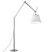 Artemide Tolomeo Mega Floor Lamp by Michele De Lucchi & Giancarlo Fassina Metal in Gray | 93.75 H x 14.18 W x 42.13 D in | Wayfair USC-TLM0104