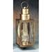 George Oliver Maggard 1-Light Outdoor Wall Lantern Brass in Black | 22.5 H x 8 W x 7 D in | Wayfair 42866CCE14E44EF1B04F3EB98E97E9E7