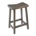 Loon Peak® Albers Solid Wood Bar & Counter Stool Wood in Black | 30 H x 16 W x 13 D in | Wayfair 156150CB6A1A4881A2F703F060452C7D