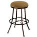 Red Barrel Studio® Hoyos Swivel Bar & Counter Stool Plastic in Black/Brown | 34 H x 16.5 W x 16.5 D in | Wayfair 6E857007151D45938E5AA80DF6E8EBDC