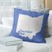 East Urban Home Pillow Polyester/Polyfill blend in Blue | 26 H x 26 W x 4 D in | Wayfair D6A48B5998094D5CABB4A3F19A6D3852