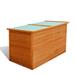 East Urban Home Patio Storage Box 49.6" x 28.3" x 28.3" Wood Wood/Solid Wood in Brown | 28.35 H x 49.61 W x 28.35 D in | Wayfair