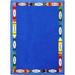 Blue 64 x 0.5 in Area Rug - Joy Carpets Bilingual Colors Area Rug Nylon | 64 W x 0.5 D in | Wayfair 1720C