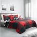 Foundry Select Reversible Comforter Set Polyester/Polyfill/Microfiber in Red | Queen Comforter + 4 Additional Pieces | Wayfair