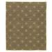 Brown/Gray 36 x 0.28 in Area Rug - Tufenkian Designers Reserve Geometric Hand-Knotted /Silk Gold/Grey/Taupe Area Rug Silk/ | Wayfair