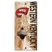 Fan Creations NCAA Bottle Opener Wood in Brown | 12 H x 6 W x 1 D in | Wayfair C0979-Western Kentucky