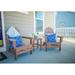 Three Posts™ Hartington 3 Piece Seating Group Plastic in Brown | Outdoor Furniture | Wayfair AGTG1241 41573552